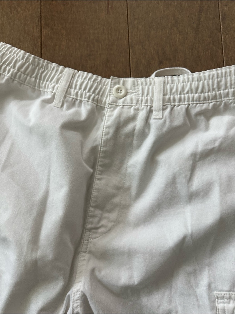 GU White Cargo Jogger Pants - Picture 4 of 7